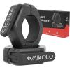 Mikolo Barbell Clamps,2-Inch Olympic Barbell Clips with Anti-Slip TPR Lining and Quick Release for Home and Gym Use(Black)