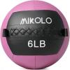 imageMikolo Medicine Ball Wall BallSoft Medicine Ball SetSlam Ball for Core Training Strength Workouts MultiWeight 10lbs 20lbs Exercise Balls for Home Gym Functional Fitness 10152025LB6lbs