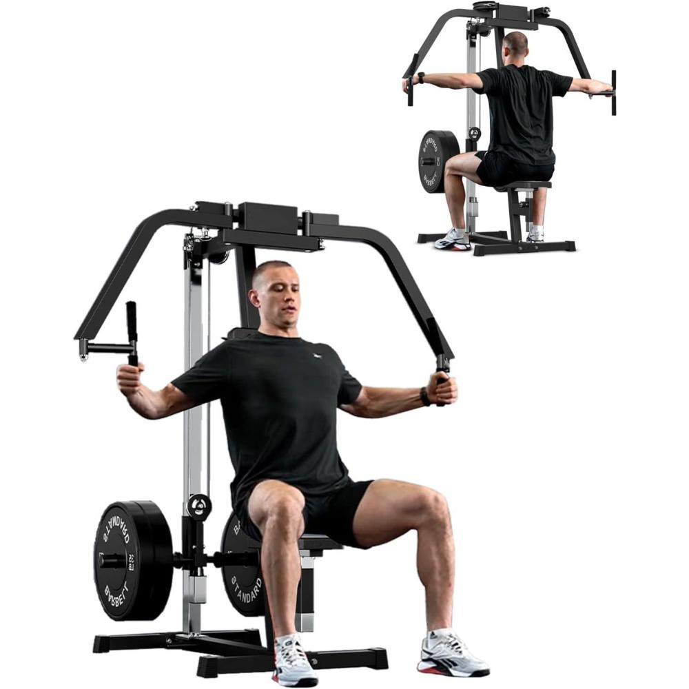 imageMikolo Chest Fly Machine PEC Fly and Reverse Delt Machine 400 lbs Upper Body Specialty Machine for Pectoral and Rear Deltoid with Band Pegs Chest Back and Shoulder Training for Home Gym