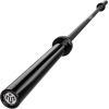 Mikolo 7ft Olympic Barbell, Barbell for Weightlifting and Powerlifting 45lb, Olympic Bar for 1500lbs Capacity, Weight Bar Fit 2” Standard Weights(Black)