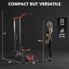 Mikolo LAT Pulldown Machine, LAT Row Cable Machine with Leg Hold Down Attachment, LAT Tower with Cable Row Attachment, Cable Machine Home Gym