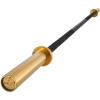 Mikolo 7ft Olympic Barbell, Barbell for Weightlifting and Powerlifting 45lb, Olympic Bar for 1500lbs Capacity, Weight Bar Fit 2” Standard Weights(Gold)