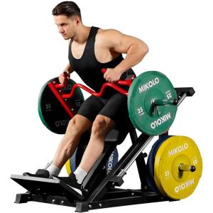 Mikolo Linear Row Machine, Back Workout Machine for Home Gym, Plate-Loaded Back Machine with Linear Bearing, Back Row Machine LAT Training Equipment SR06 Ultra(Machine Only)