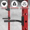 Mikolo Dip Bar Attachment for Squat Rack, Fit 2” x 2” Rack Cage(QJ, WR00, F4), Power Rack Attachments, 400 lbs High Weight Capacity