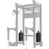 Mikolo Anubis Power Cage, Power Rack with Cable Crossover System, Multi-Function Squat Rack with with Aluminum Pulley System for Fitness Home Gym(ANUBIS Weight Stack 350lb)