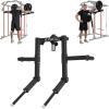 Mikolo Lateral Raise Attachment for Squat Rack, Standing Lateral Raise Machine with 1″ Holes, Power Rack Cage Attachment, Upper Body Strength Training Machine for Home Gym(Black)