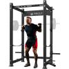 Mikolo Power Cage, 2000lbs Power Rack, Multi-Function Squat Cage, 3″x 3″Commercial Squat Rack for Home Gym with Attachment Set (Red/Black)