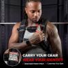 MIKOLO Weighted Vest, 8lb/12lb/16lb Weight Vest for Women & Men, Weight Vest with Reflective Stripe for Walking, Running, Strength Training & Workout(8lb)(Black)