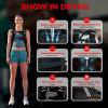 MIKOLO Weighted Vest, 8lb/12lb/16lb Weight Vest for Women & Men, Weight Vest with Reflective Stripe for Walking, Running, Strength Training & Workout(8lb)(Black)