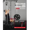 Mikolo Smith Machine Home Gym Power Cage (1:1 Ratio Strength Trainer) (Space Saving Design) (with 8 Free Attachments) Squat Rack for Full Body Training(M1 Upgraded 3.0)