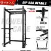 Mikolo 3″x3″ Power Cage, 2000lbs Power Cage, Multi-Function Power Rack, Commercial Squat Rack for Home Gym with 3×3 Attachment Set, LAT Pulldown and Dip Bar Attachment
