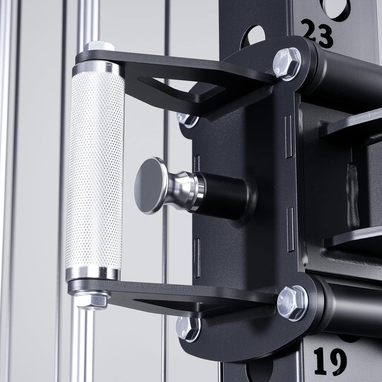 Mikolo Anubis-2.0 Smith Machine, 2000LBS Power Cage with LAT Pulldown ...