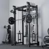 Mikolo Anubis-2.0 Smith Machine, 2000LBS Power Cage with LAT Pulldown&Cable Crossover, Multi-Function Trainer with Aluminum Pulley System for Fitness Home Gym(Standard)