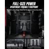 Mikolo Anubis-2.0 Smith Machine, 2000LBS Power Cage with LAT Pulldown&Cable Crossover, Multi-Function Trainer with Aluminum Pulley System for Fitness Home Gym(Ultimate)