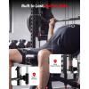 Mikolo M4 2.0 Standard/Ultra/Elite Smith Machine, 2200lbs Squat Rack with LAT-Pull Down System & Cable Crossover Machine, Training Equipment with Leg Hold-Down Attachment(Red)