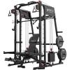 Mikolo M4 2.0 Standard/Ultra/Elite Smith Machine, 2200lbs Squat Rack with LAT-Pull Down System & Cable Crossover Machine, Training Equipment with Leg Hold-Down Attachment(Black)