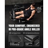 Mikolo Leg Extension and Curl Machine, Adjustable Leg Curl Machine for Home Gym, Seated Leg Extension and Lying Leg Curl Machine, Leg Workout Equipment with 1:1 Resistance System(Black)