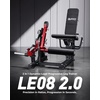 GMWD Leg Extension and Curl Machine LE08 2.0, Adjustable Leg Curl Machine with Plate Loaded, Seated Leg Extension and Lying Curl Machine for Home Gym, Leg Workout Equipment