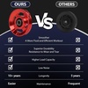 Mikolo Aluminum Pulleys for Gym Equipment 18/21PCS Power Rack Pulley Attachment, 90mm Aluminum Alloy Bearing Gym Pulley Wheel for Home Gym(Red)