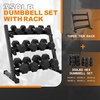 Mikolo Smith Machine with Weight Stack, Power Cage Home Gym System with LAT Pulldown & Cable Crossover, Multi-Functional Trainer with Dual Pulley System, Includes 10+ Free Attachments(Package with Bench & 350lb Dumbbell Set)