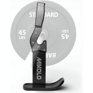 Mikolo Deadlift Jack Barbell Jack Unload 660LB Barbell Stand with No-Slip Handle for Loading & Unloading Weight Plates for Deadlift Exercise, Weight Training